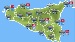 Meteo, Palermo: coperto e pioggia costante, le previsioni di domenica 31 ottobre
