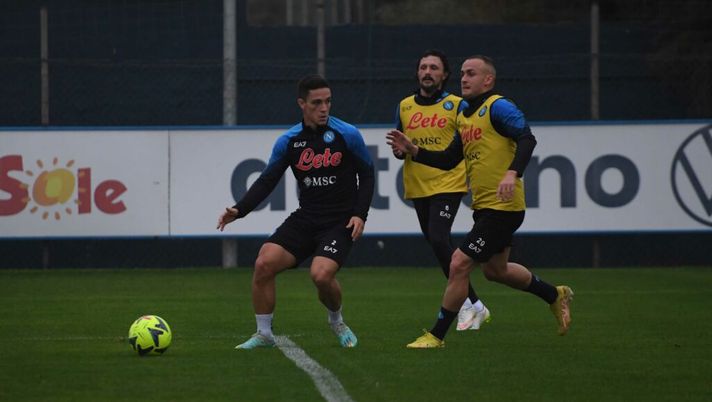 Politano out, personalizzato per Rrahmani verso il Villarreal: il report napoli allenamento