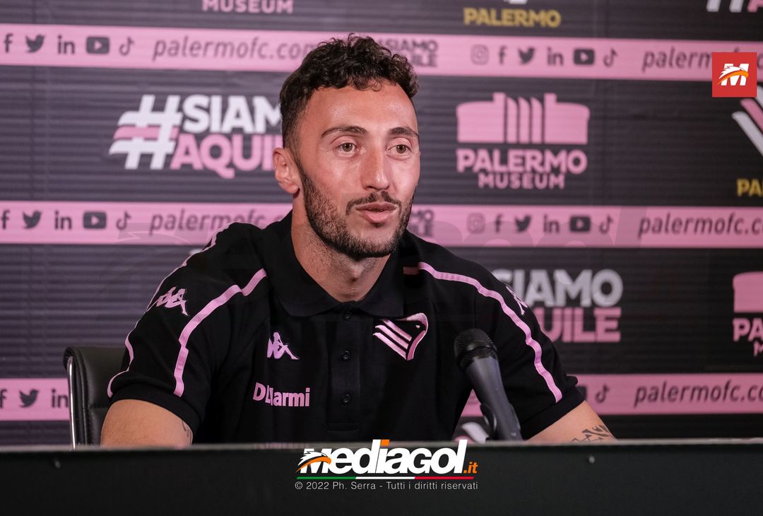 FOTO PALERMO, Mirko Pigliacelli in conferenza stampa (Gallery) - immagine 4