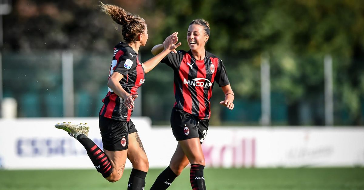 Serie A Femminile Milan Bari 3 1 Gol E Highlights Video Pianeta Milan 