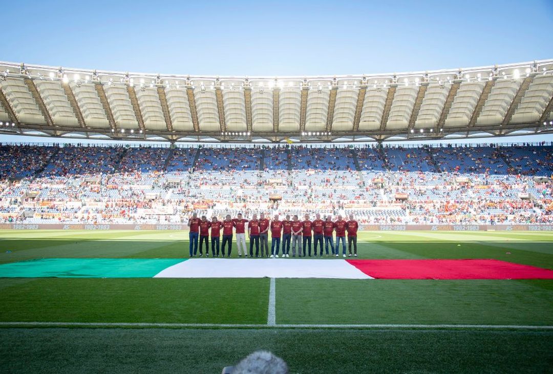 Roma, l’omaggio ai campioni d’Italia 82/83 – FOTO GALLERY - immagine 5
