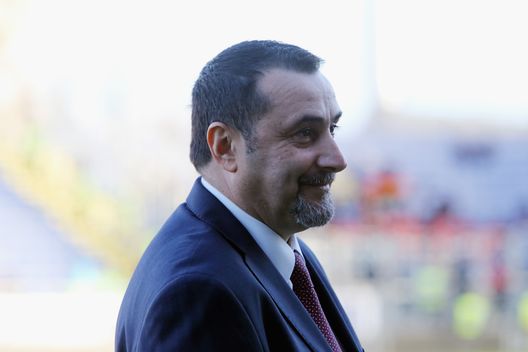  CAGLIARI, ITALY - JANUARY 21: Massimiliano Mirabelli, chief sport officer of Milan during the serie A match between Cagliari Calcio and AC Milan at Stadio Sant'Elia on January 21, 2018 in Cagliari, Italy. (Photo by Enrico Locci/Getty Images) 