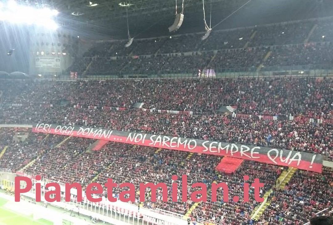  La Curva Sud in occasione di Milan-Juventus, foto PianetaMilan.it  