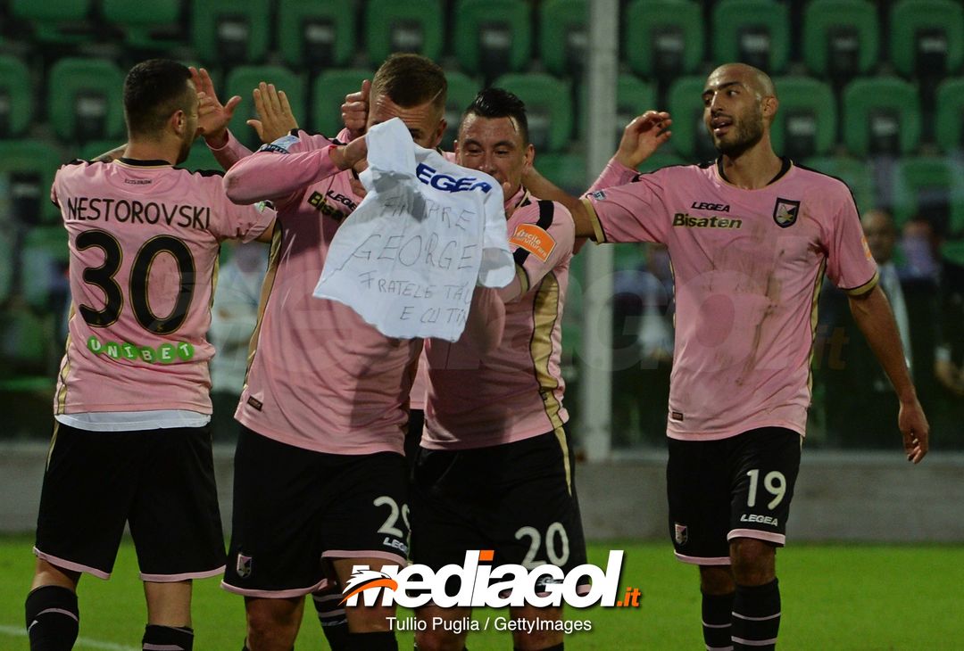  during the Serie B match between US Citta di Palermo and Cosenza at Stadio Renzo Barbera on November 3, 2018 in Palermo, Italy. 