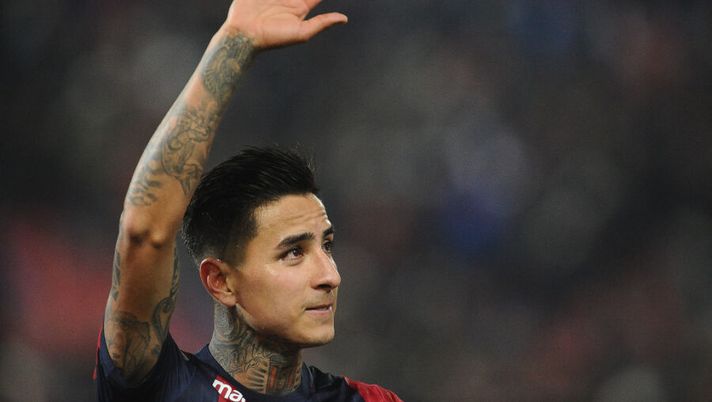 BOLOGNA, ITALY - APRIL 08: Erick Pulgar of Bologna FC celebrates at the end of the Serie A match between Bologna FC and Chievo at Stadio Renato Dall'Ara on April 08, 2019 in Bologna, Italy. (Photo by Mario Carlini / Iguana Press/Getty Images) Pulgar alla Fiorentina: tutto fatto! Ma il primo obiettivo reale era un altro… - immagine 1