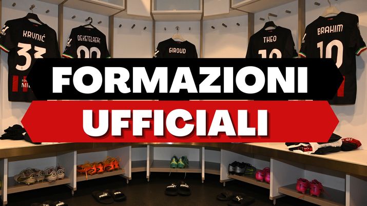 formazioni ufficiali Milan-Verona