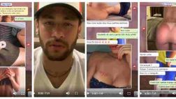 Neymar accusato di stupro: il brasiliano si difende e pubblica messaggi, foto e video intimi