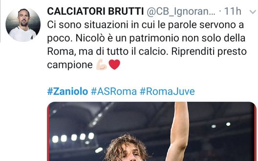 Il popolo social al fianco di Zaniolo Il popolo social al fianco di Zaniolo