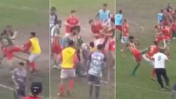 Era un tranquillo derby gaucho: si è concluso con una rissa a calci e pugni!
