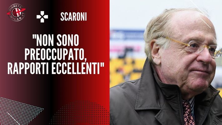 Paolo Scaroni, presidente del Milan, parla dei rinnovi di Maldini e Massara