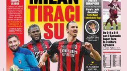 Prima Pagina, La Gazzetta dello Sport: “Milan, tiraci su. Il calcio italiano ha bisogno di un giovedì da leoni”