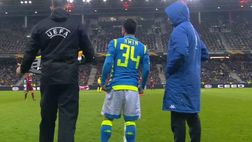 Salisburgo Napoli 2-1, terzo cambio: Younes per Mertens