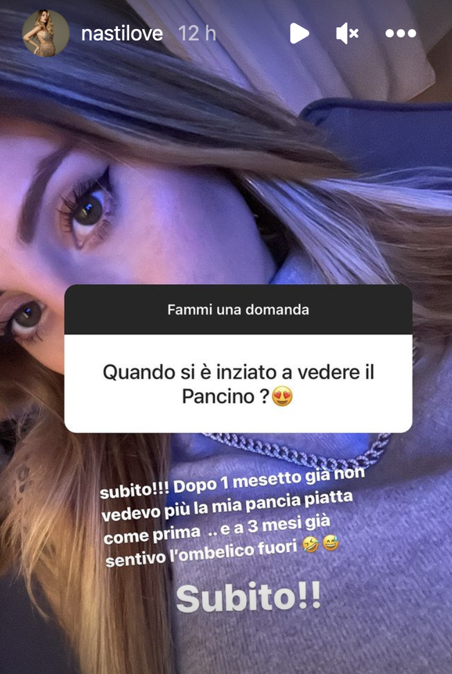 Chiara Nasti: “Il pancione? Si è visto subito, dopo un mese già non ero più  piatta” - Golssip