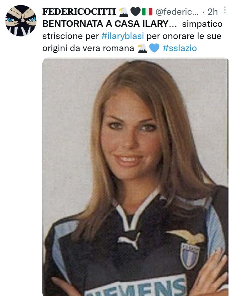 Dopo le ironie romaniste su Chiara Nasti, la risposta laziale nel derby infinito: “Ilary, finalmente…”- immagine 2