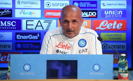 (Photo by SSC NAPOLI/SSC NAPOLI via Getty Images) Spalletti conferenza
