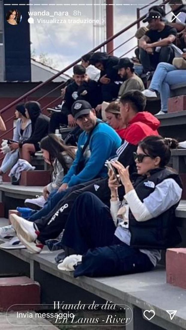 Debutto di Valentino Lopez con la maglia del River, Wanda in tribuna stupisce tutti- immagine 3
