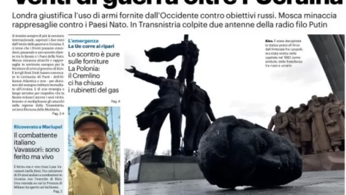 Prima Pagina, Giornale di Sicilia: “Venti di guerra oltre l’Ucraina. La Lega cede…”  prima pagina