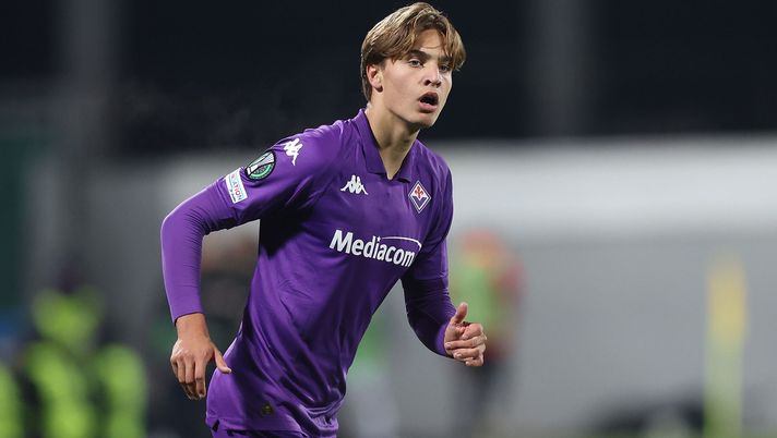 FLORENCE, ITALY - DECEMBER 12: Jonas Harder of ACF Fiorentina looks on during the UEFA Europa League 2024/25 League Phase MD6 match between ACF Fiorentina and LASK at Stadio Artemio Franchi on December 12, 2024 in Florence, Italy. (Photo by Gabriele Maltinti/Getty Images) Harder