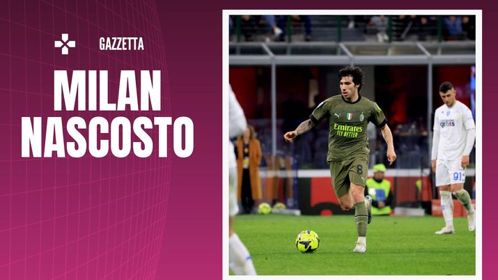 Sandro Tonali AC Milan Milan-Empoli 0-0 Serie A 2022-2023