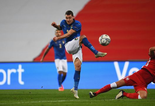 REGGIO NELL'EMILIA, ITALY - NOVEMBER 15: Andrea Belotti of Italy in action during the UEFA Nations League group stage match between Italy and Poland at Mapei Stadium - Citta' del Tricolore on November 15, 2020 in Reggio nell'Emilia, Italy. (Photo by Claudio Villa/Getty Images) REGGIO NELL'EMILIA, ITALY - NOVEMBER 15: Andrea Belotti of Italy in action during the UEFA Nations League group stage match between Italy and Poland at Mapei Stadium - Citta' del Tricolore on November 15, 2020 in Reggio nell'Emilia, Italy. (Photo by Claudio Villa/Getty Images)