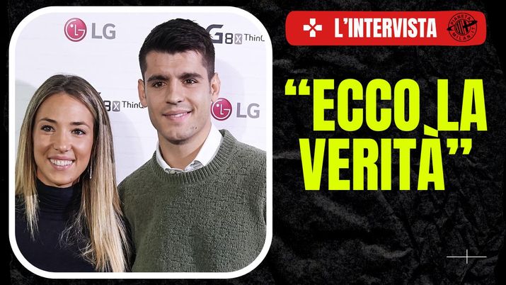 Álvaro Morata e Alice Campello