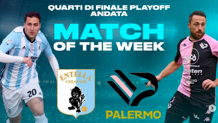 Entella-Palermo match of the week: da Eleven Sports e Serie C contenuti esclusivi palermo