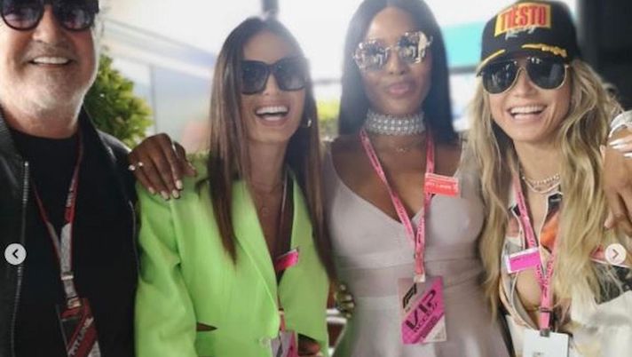 La foto postata dalla Gregoraci sul suo profilo Instagram  Briatore, reunion con le tre sue ex al Gp di Montecarlo - immagine 1