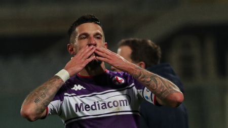 GERMOGLI PH: 17 GENNAIO 2022 FIRENZE STADIO ARTEMIO FRANCHI CAMPIONATO SERIE A TIM 2021/2022 FIORENTINA VS GENOA NELLA FOTO ESULTANZA GOL BIRAGHI