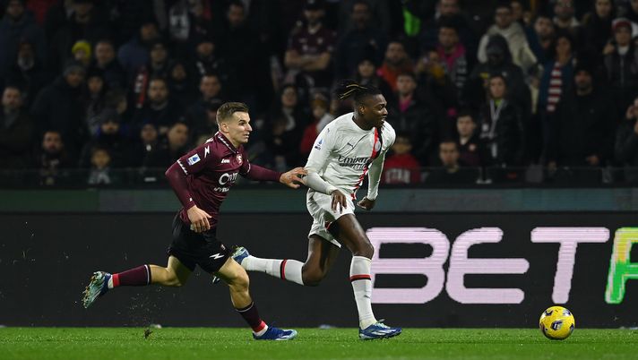 Rafael Leao AC Milan Salernitana-Milan 2-2 Serie A 2023-2024