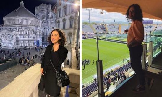 Foto Gazzetta.it - Martina Trevisan in Piazza Duomo e sugli spalti dello stadio Franchi La Fiorentina si congratula con Martina Trevisan: “Avanti così”- immagine 2