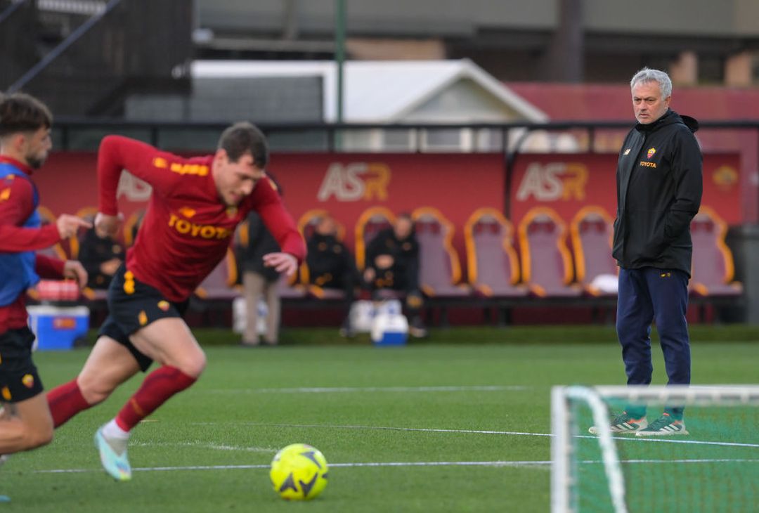 Trigoria, ripresa dopo Milan-Roma: gol di Solbakken. C’è Karsdorp – FOTO GALLERY - immagine 6