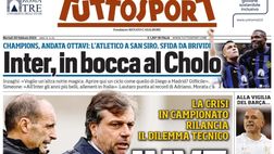 Prima pagina Tuttosport oggi: “Mazzarri esonero surreale, Napoli a Calzona”