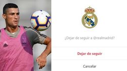 Ronaldo, taglio netto col passato: non segue più il Real su Instagram