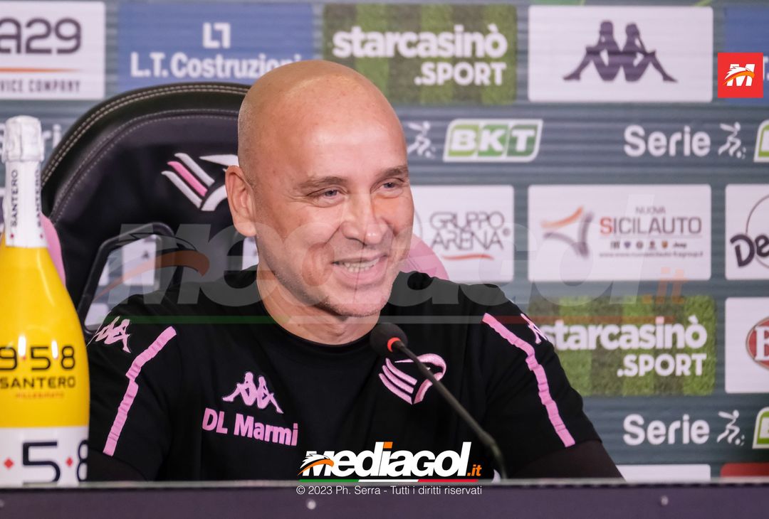 FOTO PALERMO, verso il l’Ascoli: Mister Eugenio Corini in sala stampa (Gallery) - immagine 18