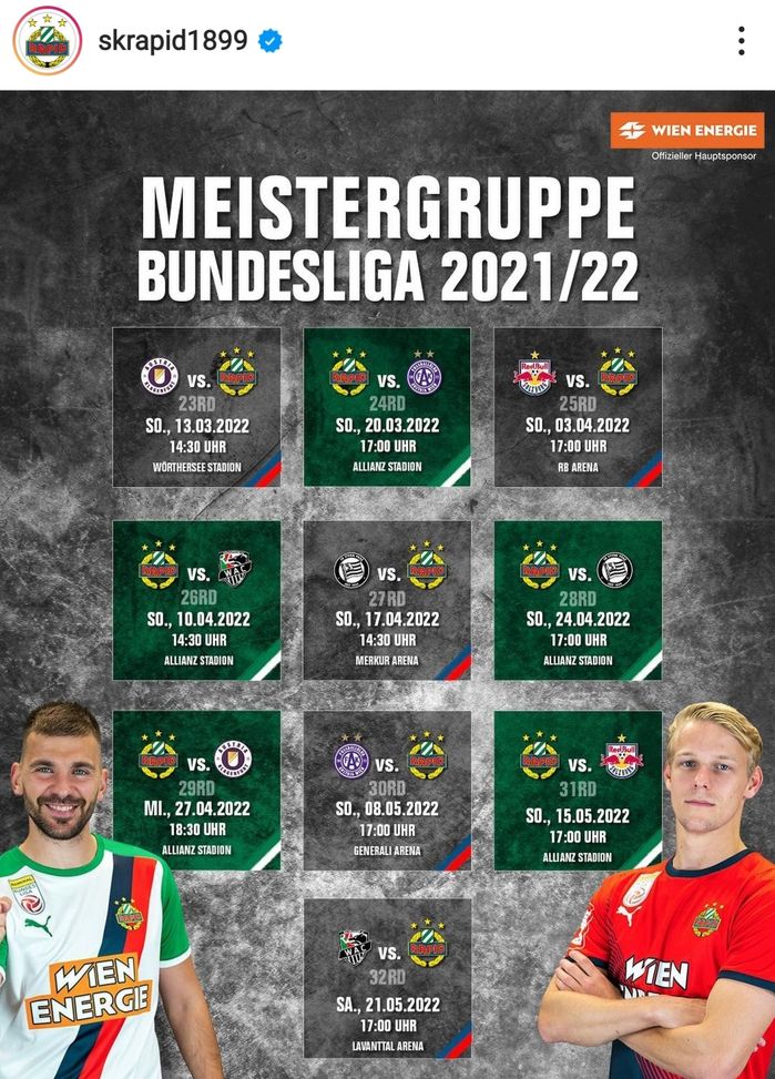 La riscossa del calcio viennese: Rapid e Austria, un derby per il titolo- immagine 2