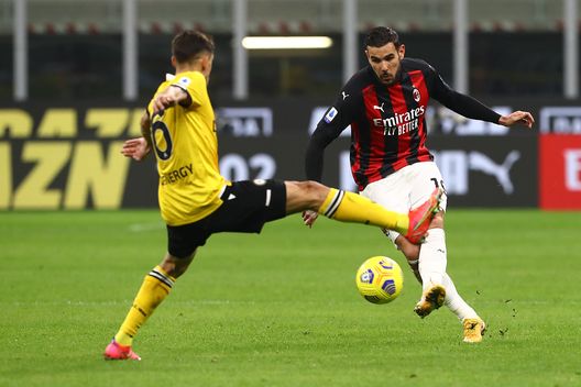 Molina e Theo Hernandez in Milan-Udinese Molina e Theo Hernandez in Milan-Udinese
