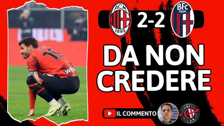 Milan-Bologna, una partita assurda: questo pareggio è come una sconfitta - immagine 1