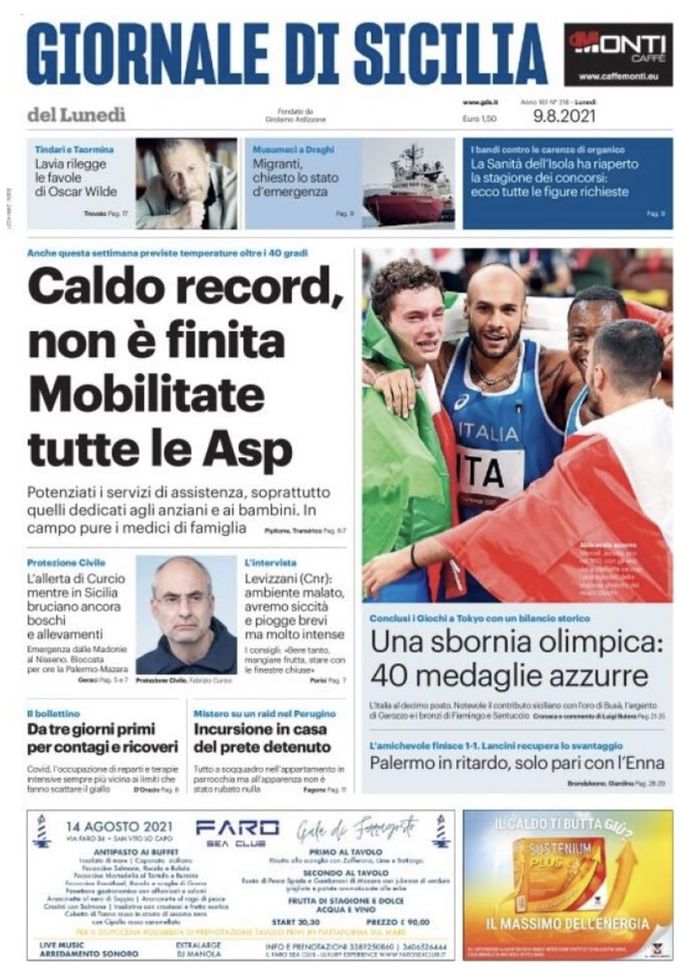 Prima Pagina, Giornale di Sicilia: “Palermo in ritardo, solo pari con l’Enna” Prima Pagina, Giornale di Sicilia: “Palermo in ritardo, solo pari con l’Enna”