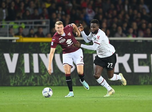 Schuurs Origi Torino-Milan Serie A 2022-2023