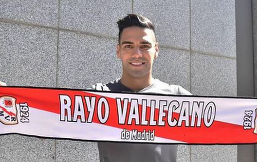 Falcao Rayo Vallecano (Credit Instagram Falcao e Rayo Vallecano) Falcao Rayo Vallecano (Credit Instagram Falcao e Rayo Vallecano)