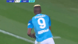 VIDEO Udinese-Napoli, Osimhen e il gol Scudetto: l’attaccante rompe la maschera