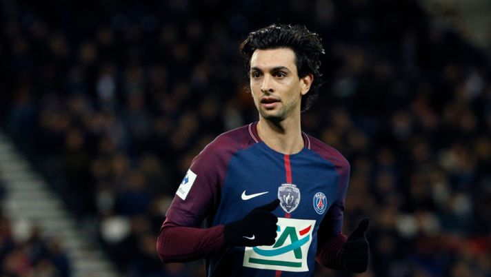 Paris Saint-Germain's Argentinian midfielder Javier Pastore runs during the French Cup round of 16 football match between Paris Saint-Germain (PSG) and Guingamp (EAG) at the Parc des Princes stadium in Paris on January 24, 2018. / AFP PHOTO / GEOFFROY VAN DER HASSELT (Photo credit should read GEOFFROY VAN DER HASSELT/AFP/Getty Images) Inter, Sky rivela: “Ecco il piano B se salta l’acquisto di Pastore” - immagine 1