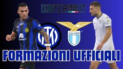 Inter-Lazio, le formazioni UFFICIALI: torna Acerbi. A destra c’è Darmian