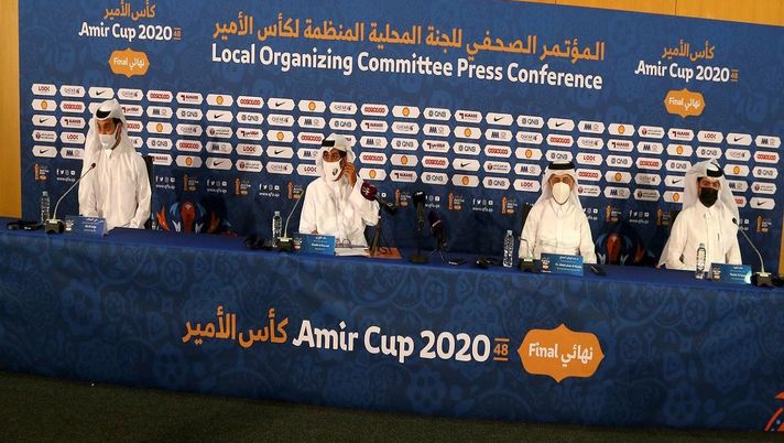La conferenza stampa di presentazione della finale di Coppa dell'Emiro La conferenza stampa di presentazione della finale di Coppa dell'Emiro