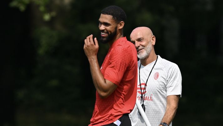 Loftus-Cheek Pioli AC Milan allenamento Milanello