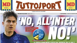 Prima Pagina, Tuttosport: “Dybala, no all’Inter no. A Palermo lo spirito di Wembley