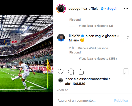 “Non voglio giocare la Champions a Milano”. Bufera su Ilicic, ma è solo una battuta- immagine 2
