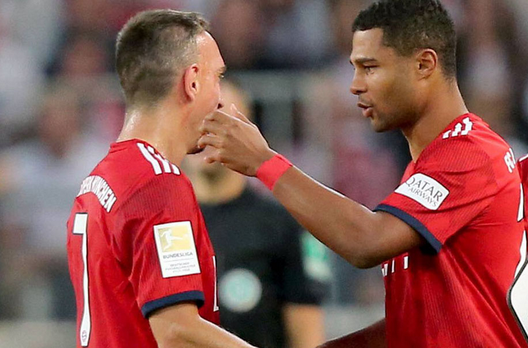 Gnabry Ribery (twitter Bayern Monaco) Gnabry Ribery (twitter Bayern Monaco)