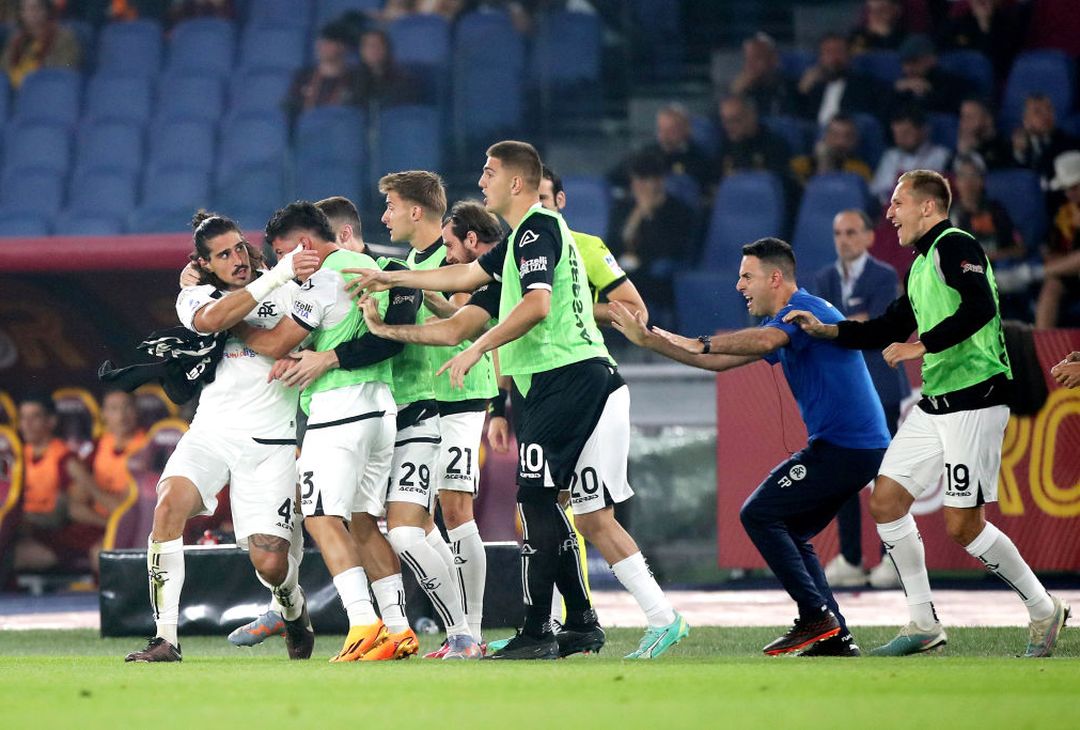 Roma-Spezia 2-1 FOTO GALLERY - immagine 56