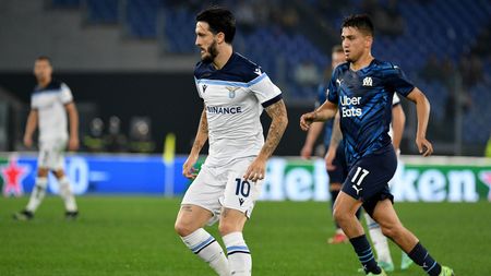 ROME, ITALY - OCTOBER 21: Luis Alberto of SS Lazio in action during the UEFA Europa League group E match between SS Lazio and Olympique Marseille at Olimpico Stadium on October 21, 2021 in Rome, Italy. (Photo by Marco Rosi - SS Lazio/Getty Images) ROME, ITALY - OCTOBER 21: Luis Alberto of SS Lazio in action during the UEFA Europa League group E match between SS Lazio and Olympique Marseille at Olimpico Stadium on October 21, 2021 in Rome, Italy. (Photo by Marco Rosi - SS Lazio/Getty Images)